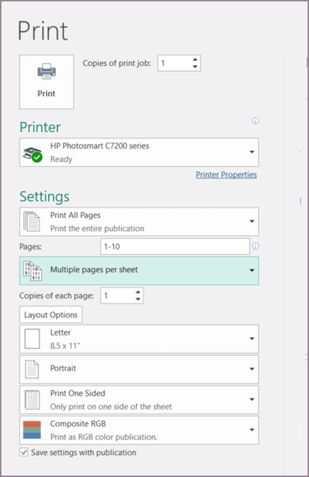 Print Different Business Cards On The Same Sheet In Publisher 