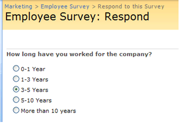 Survey Question