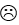 Black and white sad face emoji