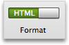 Message Options tab, HTML