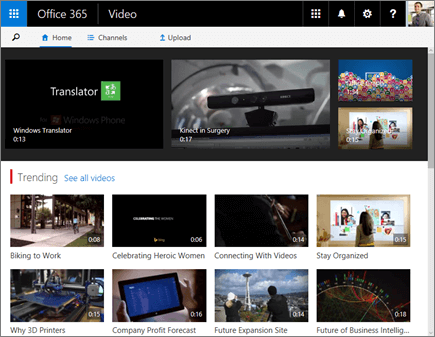 office 365 video editor