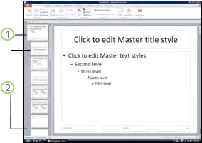 Slide Master and Layouts