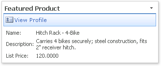 Displaying data in a Business Data Item Web Part