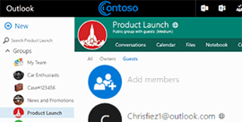 Add guests to your Office 365 groups