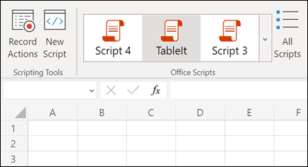 Excel Scripting