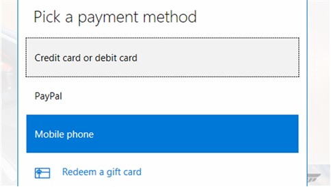 Op risico Toerist Actie Buy stuff from Microsoft Store with mobile billing - Microsoft Support