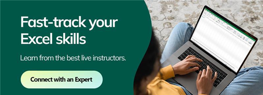 Connect with an expert. Learn from live instructors.