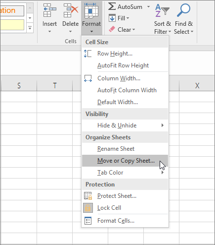 move or copy sheet in excel for mac