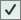 Shows the check mark icon for the Quick Access Toolbar menu in Office 2016 for Mac.
