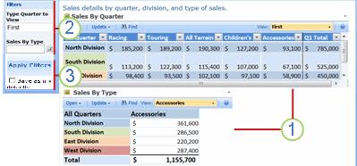 Filter Actions Web Part