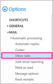 Inbox Rules