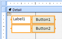 Button added to stacked control layout