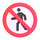 Teams no pedestrians emoji
