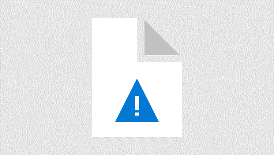 Illustration of a triangle with exclamation point caution symbol on top of a piece of paper with the top right corner folded inward. It represents warning that computer files have been corrupted.