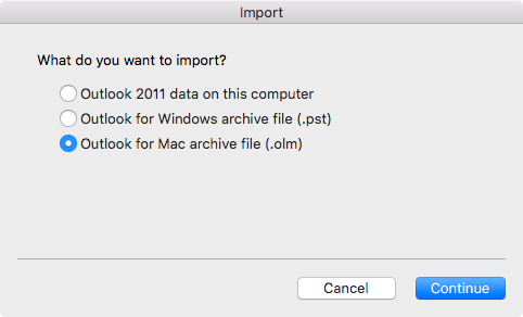 import an ldif file into outlook 2016 for mac