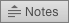 Shows the Notes button in PowerPoint 2016 for Mac