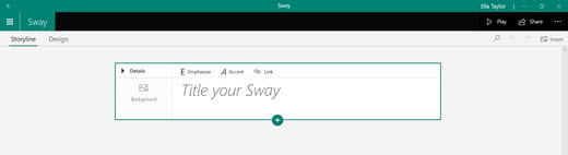 Title your Sway