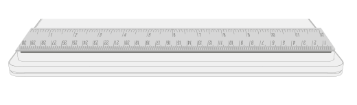 A ruler is placed on the new foot.