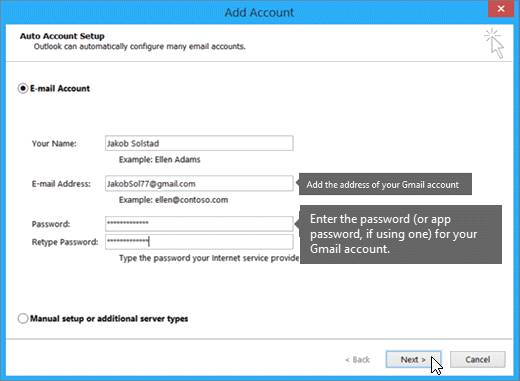 export gmail emails to outlook