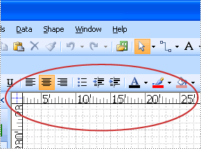 The Site Plan template opens with a special engineering scale.