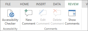 Add, edit, delete, and show comments