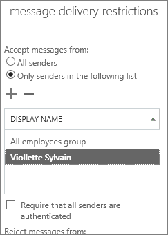 Add an allowed sender in the Admin center to help solve DSN 5.7.136