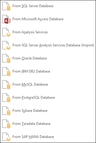 Get data from a Database