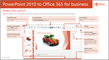 Thumbnail for guide for switching from PowerPoint 2010 to Office 365