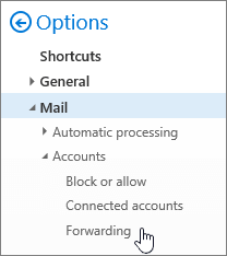 outlook mail forward