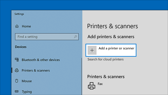 Fantastisk Næsten død civile Add a printer or scanner in Windows - Microsoft Support