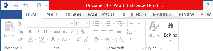 Microsoft Word Unlicensed Product 2013 Pure Overclock