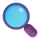 Teams magnifying glass left emoji