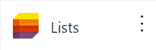 The icon for the Lists app.