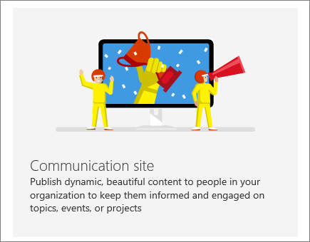 SharePoint Office 365 Communication site