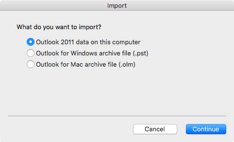 microsoft outlook identity error on mac