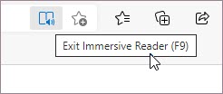 Exit Immersive Reader