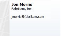 Default Electronic Business Card image