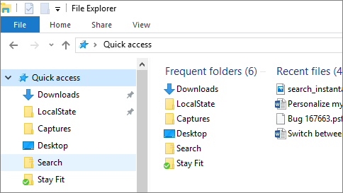 windows 8 favorites folder