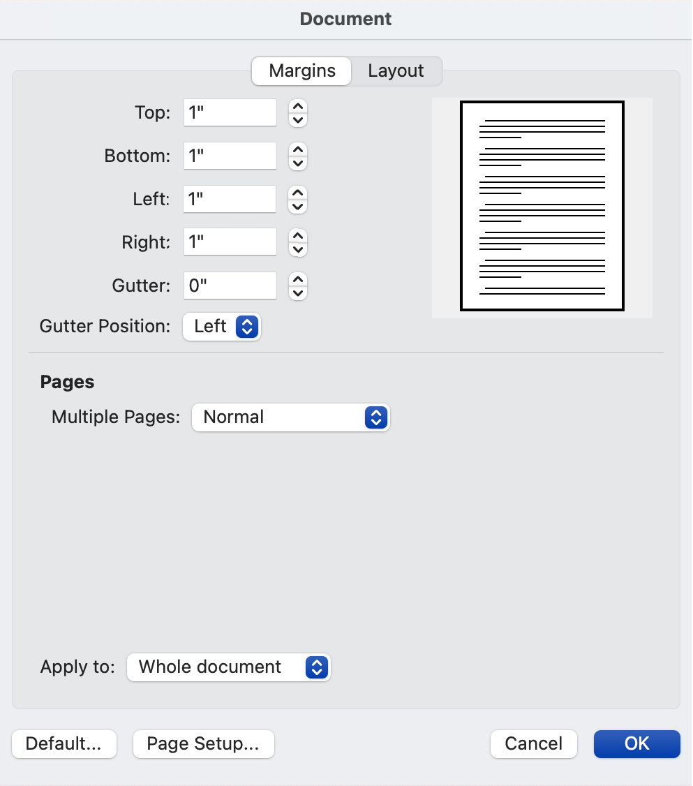 Create Custom Margins Different Margins In One Word Document