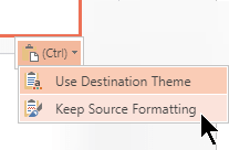Paste Slide and Keep Source Formatting