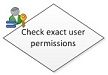 Check exact user permissions