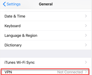 iphone to mac vpn for itunes sharing