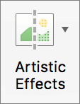 Artistic effects button