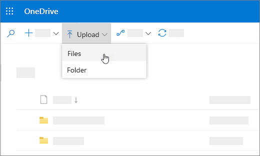 Upload And Save Files And Folders To OneDrive OneDrive home Or Personal 