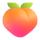 Teams peach emoji