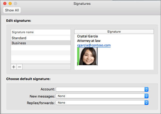 how to insert an image into your outlook for mac signature