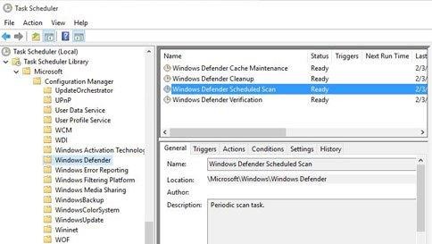 historisk Privilegium Smitsom Schedule a scan in Microsoft Defender Antivirus - Microsoft Support