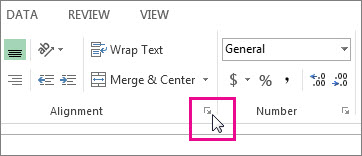 what is the dialog box launcher in excel
