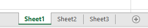 Excel worksheet tabs shown at the bottom of the Excel pane