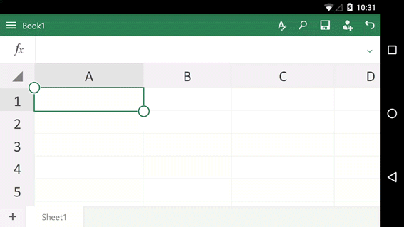 Excel for Android phones: Animated tips - Microsoft Support